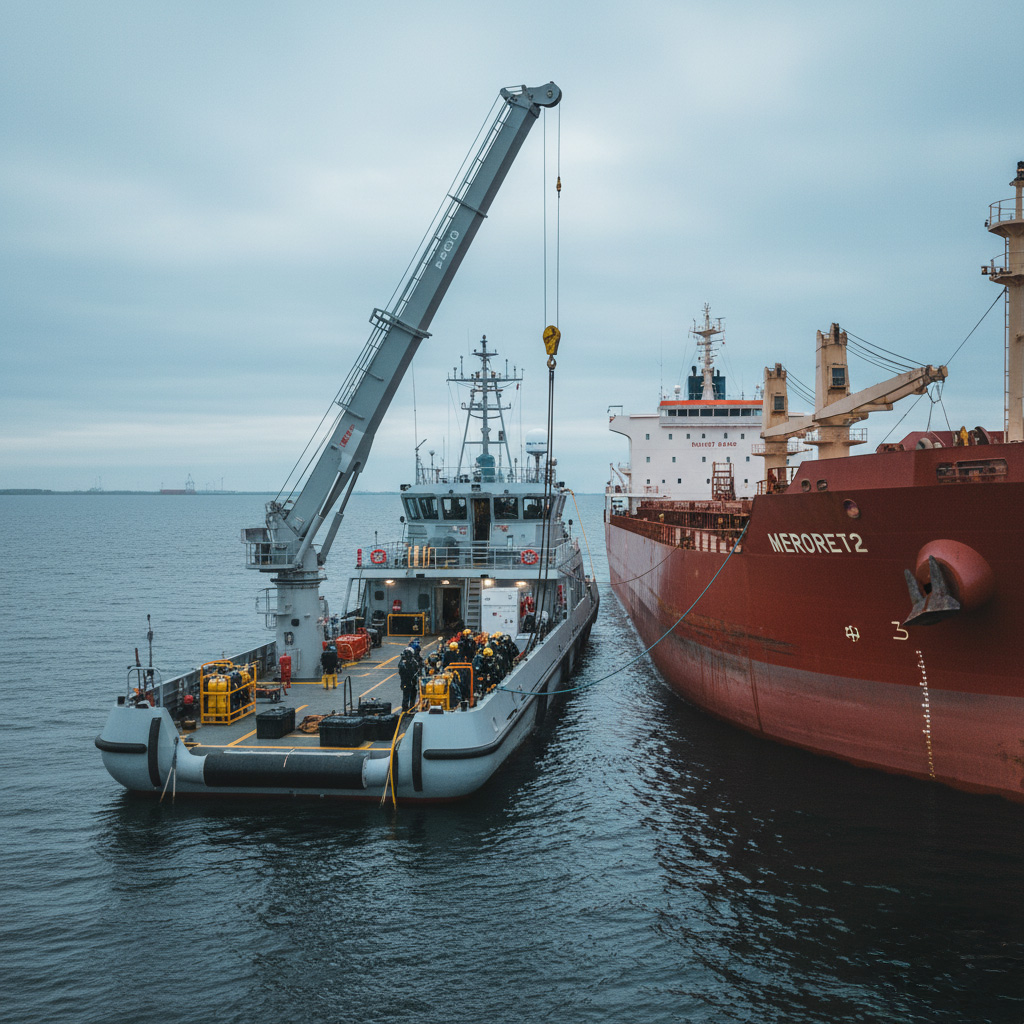 Certified commercial divers providing safe and efficient underwater transducer replacement and maintenance across Scandinavia